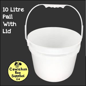 10 litre honey pail with lid