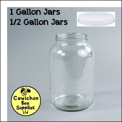 1 Gallon Glass Jar 1/2 Gallon Glass Jar