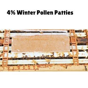 4% Winter Pollen Patties