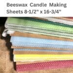 100% pure beeswax honeycomb candle making sheets