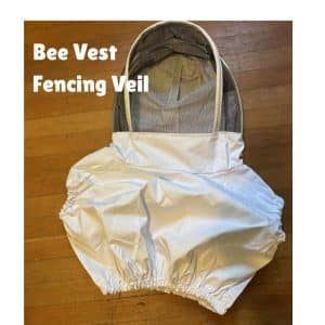 bee vest crop top fencing veil