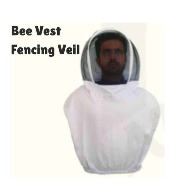 bee vest crop top fencing veil