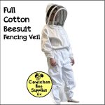 Cotton Full Beesuit with Fencing Veil