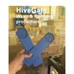 Blue HiveGate wasp protection robbing protection