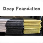 deep foundation for wood frames for bee hives