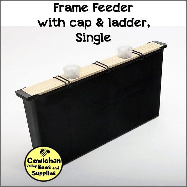 Frame Feeder With Cap And Ladder Single 2 Wide 1 Gallon