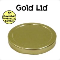 Gold lid for jars