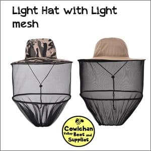 Light Hat with Mosquito Mesh