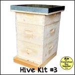 Hive Kit with 3 boxes. 2 Brood, 1 Honey. #3