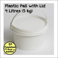 Plastic Pail with Lid 5 kg 4 Litres