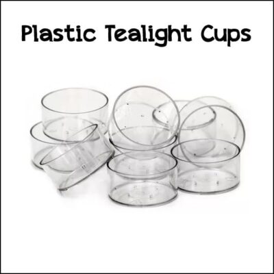 plastic tealight cups