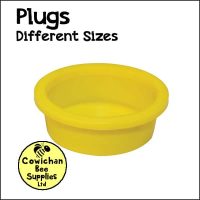 yellow plugs for hives and feeders