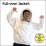 beekeeping jacket - pullover with fencing veil