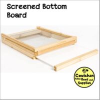 screened bottom board pine