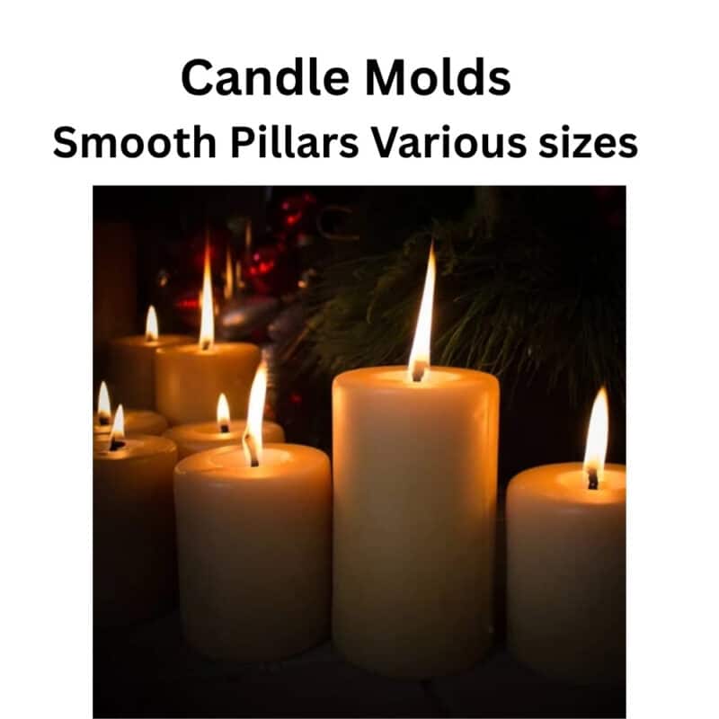 pillar candle molds