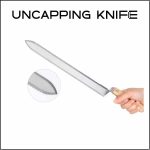 single serrated wax uncapping knife