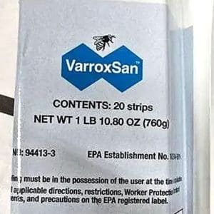 varroxSan oxalic glycerin strips for varroa mites